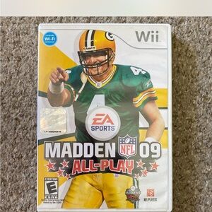 Madden NFL 09 All-Play Wii Game